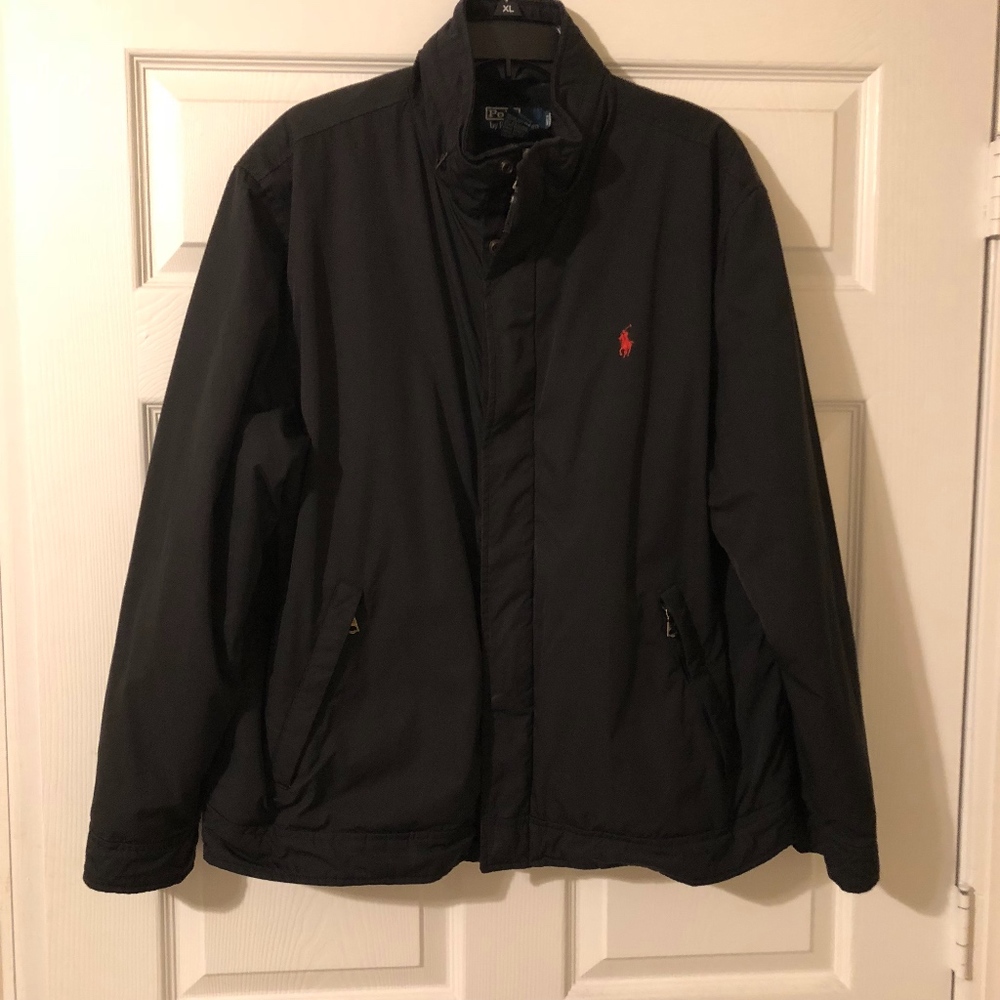 Polo Ralph Lauren Black Pony Perry Jacket Coat